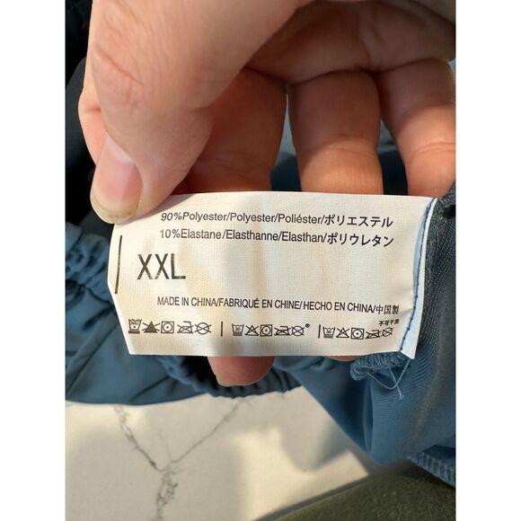 NWOT Yoyoyoga Blue Cargo Jogger Pants Blue Size XXL - Picture 3 of 7